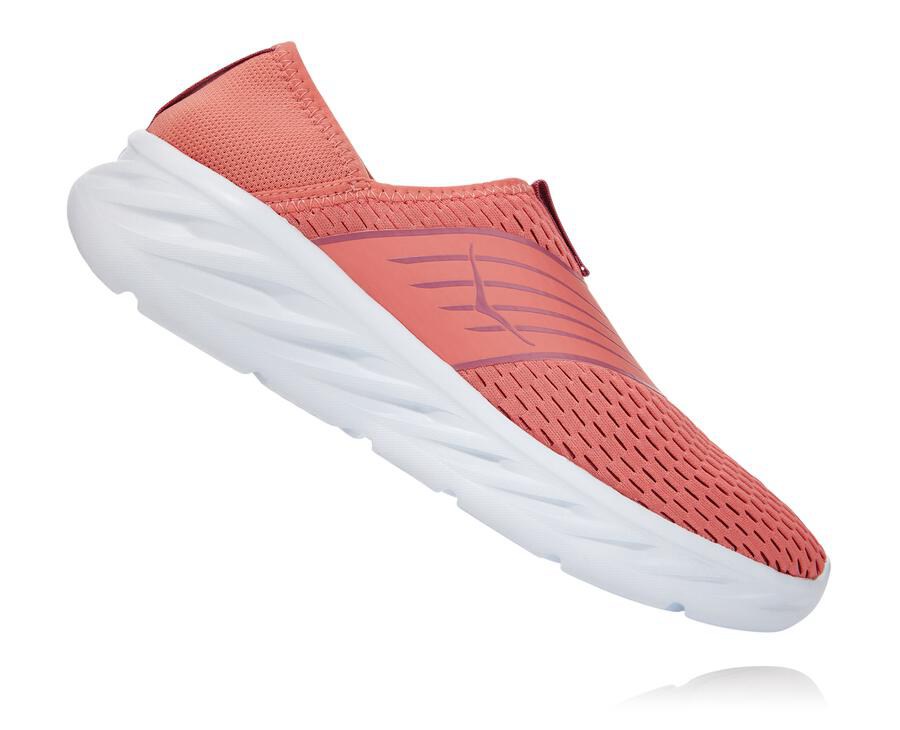 Hoka One One Sandaler Dame - Ora Porno - Orange/Hvide - 498632SLE